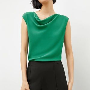 M.M. Lafleur The Nora Top Clover Green